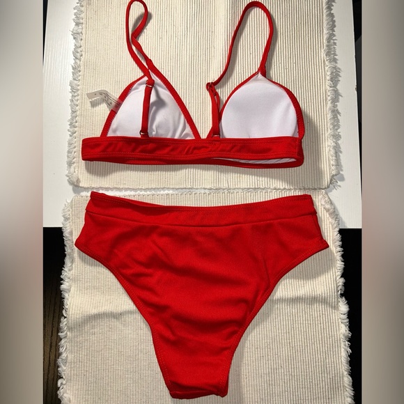 SHEIN Swim Shein Red Bikini Poshmark